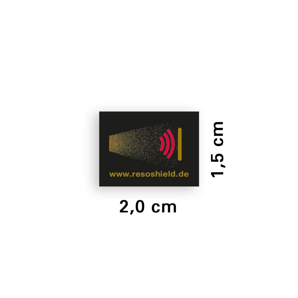 Reso Shield Sticker mit Transponder Chip